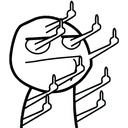 MiddleFingers Discord sticker - Auralis ✦