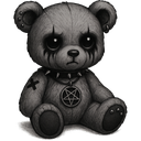 Gothic_teddybear custom emote | . ࣪ ִֶָ☾. 𝐫𝐢𝐳𝐳𝐲 𝐫𝐞𝐪𝐮𝐢𝐞𝐦𝐬 *. | Stickers ★ | Emotes ★ | Social ★ | Chat ★ |