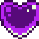 5344purplespinningpixelheart