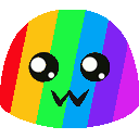 blobpride animated Discord emote - Welcome 210 Lounge 👾🤝