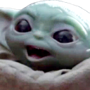 P_Mando_Grogu_Happy Discord sticker | Welcome 210 Lounge 👾🤝