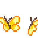 butterflies_yellow animated GIF emoji from ﹒/nyxora﹒