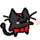 bp_darkiecat_flower Discord Emoji - Darkitsu