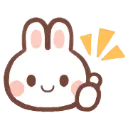 white_bunny_thumbsup