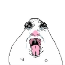 screaming Discord sticker - ⊹  ﹕  ⟡  v  a  n  i  t  y  ⟡