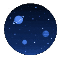 Galaxy animated GIF emoji | Hollow-m☆on