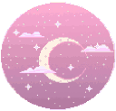 Moon animated GIF emoji - Hollow-m☆on