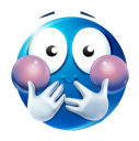 1_blueflustered custom emote from luuxr's corner 🌸🍰 | social・gaming・art・gfx・roblox