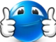 1_bluethumbsup custom emote from luuxr's corner 🌸🍰 | social・gaming・art・gfx・roblox