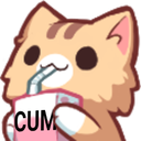 Cumheart Discord sticker | Kamasutra cafe / Bunnies