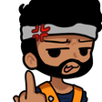 saiyan140Middlefinger Discord emoji