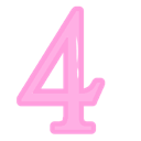 number_4 Discord Emoji - commissonsbymia ʚɞ