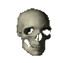 spinskull animated GIF emoji - trans chompers