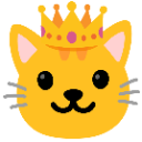 kittycrown Discord sticker from Sammy's Indie-Electro Lounge