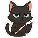 angryblackcat Discord Emoji - Sammy's Indie-Electro Lounge