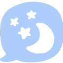 circlemoon Discord sticker from Amoura Hub 🩵 | Social hub • 18+ • Hangout • Dating • Relationship • Active Vcs • SFW • Chill
