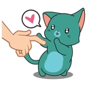 5286catpoke Discord sticker - Palak XOXO