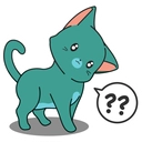 7043catquestionmarks Discord sticker from Palak XOXO