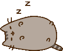 PusheenSleeping animated emote - The Group Chat