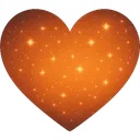 76708orangemidnightheart