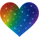 92466rainbowmidnightheart