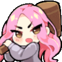 waifuBanHammer animated GIF emoji | ୨୧     waifu cαƒe    𓂃 ✿   〈 🍵ɞ ྀྀ active ⋆ social ⋆ events ⋆ gwys ⋆ icons ⋆ gaming ⋆ art ⋆ sfw ⋆