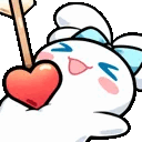 waifuCinnaLoveStruck animated GIF emoji - ୨୧     waifu cαƒe    𓂃 ✿   〈 🍵ɞ ྀྀ active ⋆ social ⋆ events ⋆ gwys ⋆ icons ⋆ gaming ⋆ art ⋆ sfw ⋆