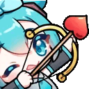waifuCinnaMikuCupidArrow animated emote | ୨୧     waifu cαƒe    𓂃 ✿   〈 🍵ɞ ྀྀ active ⋆ social ⋆ events ⋆ gwys ⋆ icons ⋆ gaming ⋆ art ⋆ sfw ⋆