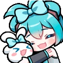 waifuCinnaMikuHuggos animated Discord emote from ୨୧     waifu cαƒe    𓂃 ✿   〈 🍵ɞ ྀྀ active ⋆ social ⋆ events ⋆ gwys ⋆ icons ⋆ gaming ⋆ art ⋆ sfw ⋆