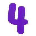 number_4mosh Discord sticker | ᴜᴘ ᴄᴏᴍᴍᴜɴɪᴛʏ 么