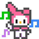 melodydance animated Discord emote | Sammy's Indie-Electro Lounge