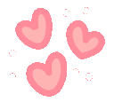 pinkhearts animated Discord emote - RON