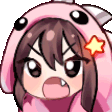 waifuGirlDinoRAWR animated GIF emoji | ୨୧     waifu cαƒe    𓂃 ✿   〈 🍵ɞ ྀྀ active ⋆ social ⋆ events ⋆ gwys ⋆ icons ⋆ gaming ⋆ art ⋆ sfw ⋆