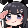 waifuMaiSaluteAtYou Discord Emoji from ୨୧     waifu cαƒe    𓂃 ✿   〈 🍵ɞ ྀྀ active ⋆ social ⋆ events ⋆ gwys ⋆ icons ⋆ gaming ⋆ art ⋆ sfw ⋆