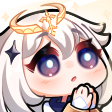 waifuPaimonprayingforchu custom emote from ୨୧     waifu cαƒe    𓂃 ✿   〈 🍵ɞ ྀྀ active ⋆ social ⋆ events ⋆ gwys ⋆ icons ⋆ gaming ⋆ art ⋆ sfw ⋆