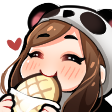 waifuPandaNomNomYummers Discord sticker from ୨୧     waifu cαƒe    𓂃 ✿   〈 🍵ɞ ྀྀ active ⋆ social ⋆ events ⋆ gwys ⋆ icons ⋆ gaming ⋆ art ⋆ sfw ⋆
