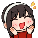 waifuYorClap animated emote | ୨୧     waifu cαƒe    𓂃 ✿   〈 🍵ɞ ྀྀ active ⋆ social ⋆ events ⋆ gwys ⋆ icons ⋆ gaming ⋆ art ⋆ sfw ⋆