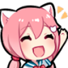 waifu_CatgirlWave Discord sticker | ୨୧     waifu cαƒe    𓂃 ✿   〈 🍵ɞ ྀྀ active ⋆ social ⋆ events ⋆ gwys ⋆ icons ⋆ gaming ⋆ art ⋆ sfw ⋆