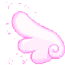 waifu_pinkleftangelwing animated emote from ୨୧     waifu cαƒe    𓂃 ✿   〈 🍵ɞ ྀྀ active ⋆ social ⋆ events ⋆ gwys ⋆ icons ⋆ gaming ⋆ art ⋆ sfw ⋆