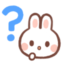 bunnyquestion custom emote - 🌸VikiRO
