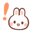 bunnyexclaim Discord sticker | 🌸VikiRO