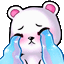 chibibearadorablecries animated GIF emoji | ୨୧     waifu cαƒe    𓂃 ✿   〈 🍵ɞ ྀྀ active ⋆ social ⋆ events ⋆ gwys ⋆ icons ⋆ gaming ⋆ art ⋆ sfw ⋆