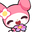 waifumymelodyhasaflower animated emote from ୨୧     waifu cαƒe    𓂃 ✿   〈 🍵ɞ ྀྀ active ⋆ social ⋆ events ⋆ gwys ⋆ icons ⋆ gaming ⋆ art ⋆ sfw ⋆