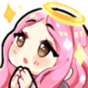 waifupinkangelpraying Discord sticker from ୨୧     waifu cαƒe    𓂃 ✿   〈 🍵ɞ ྀྀ active ⋆ social ⋆ events ⋆ gwys ⋆ icons ⋆ gaming ⋆ art ⋆ sfw ⋆