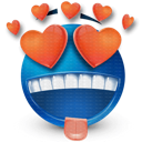 bluheart Discord Emoji - trans chompers
