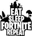 EatSleepFortniteRepeat Discord Emoji - Fortnite Squad 18+
