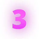 num3 Discord sticker - ServerBloom