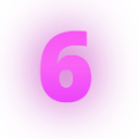 num6 Discord sticker - ServerBloom