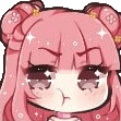 GirlPout animated emote from Melodiez | 💗👀
