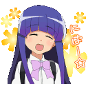 rikahappysmile animated Discord emote | girls.exe (18+)